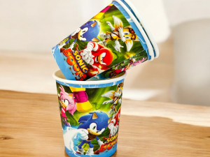 Sonic Temalı Bardak