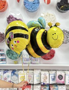 2’li Arı Figürlü Folyo Balon