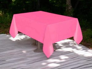 Kullan At Şeker Pembe Masa Örtüsü