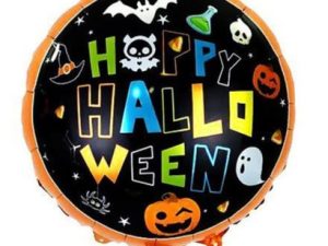 Halloween Yuvarlak Folyo Balon