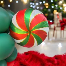 Şeker Temalı Yılbaşı Folyo Balonu