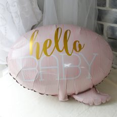 Hello Baby Konuşma Balonu Folyo Balon