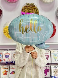 Hello Baby Konuşma Balonu Folyo Balon