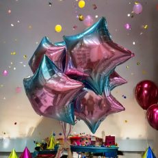 18"Yıldız Gradient Model Folyo Balon