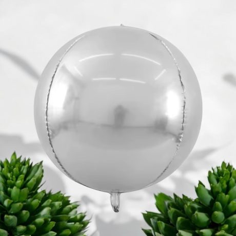 Gümüş Küre Folyo Balon