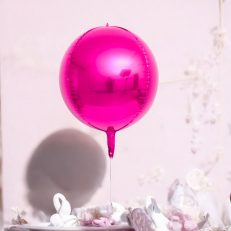 Fuşya Küre Folyo Balon