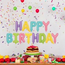 Canlı Renklerle Eğlenceli "Happy Birthday" Balon Seti