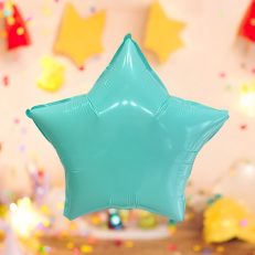 Yıldız Mine Yeşili  Folyo Balon