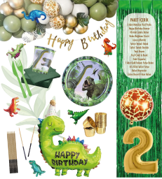 🦖 Jurassic Park Temalı Parti Seti – Dinozorlarla Dolu Maceraya Hazır Mısınız? 🌋🦕