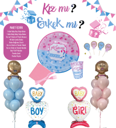 Kız mı? Erkek mi? Parti Seti – Sürpriz Anların En Tatlı Hali!