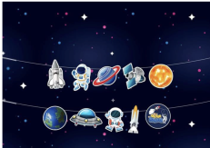 Uzay Dekor Banner
