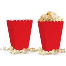 Kırmızı Renk Popcorn / İkram Kutusu