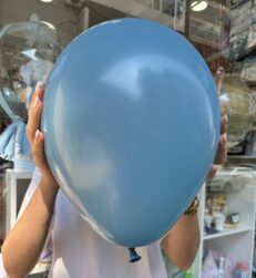 Retro Derin Okyanus Rengi Lateks Balon