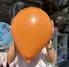 Turuncu Rengi Lateks Balon