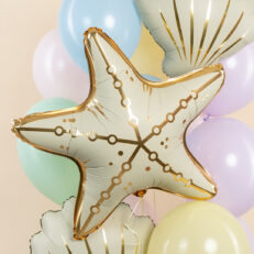 Gold Detaylı Yıldız Folyo Balon