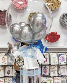 Kişiye Özel İsimli Zıbınlı Balon Aranjmanı