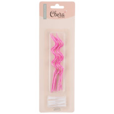 Pembe Kıvrımlı Mum