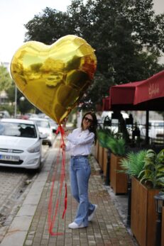 63” Dev Gold Kalp Balon