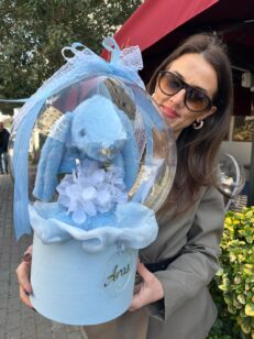 Mavi Tavşanlı Hoşgeldin Kutusu